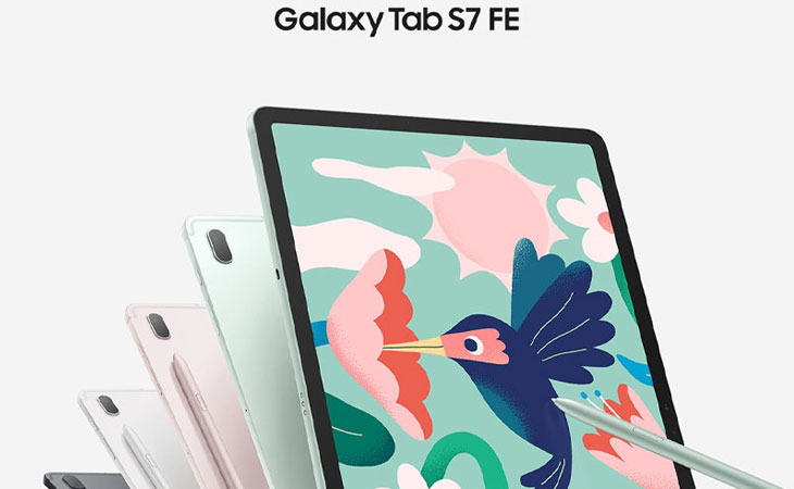 Samsung Tab S7 FE có thiết kế bắt mắt, sang trọng