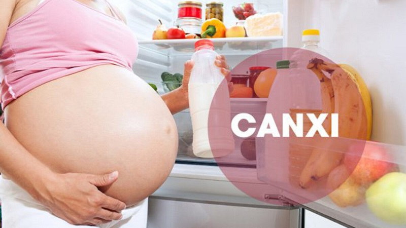 Canxi rất cần thiết cho sức khỏe của mẹ và sự phát triển của thai nhi