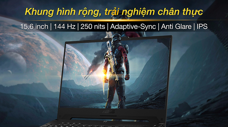 Màn hình hiển thị của ASUS ROG VÀ TUF tương đương nhau trong tầm giá