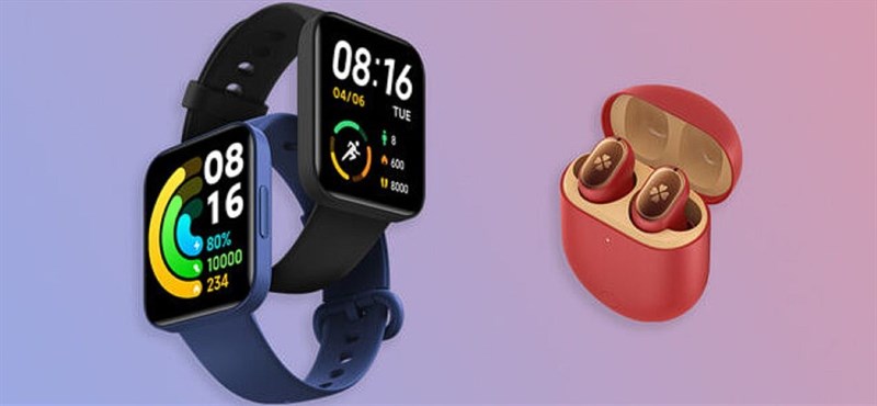 Mẫu đồng hồ thông minh và tai nghe không dây của POCO
