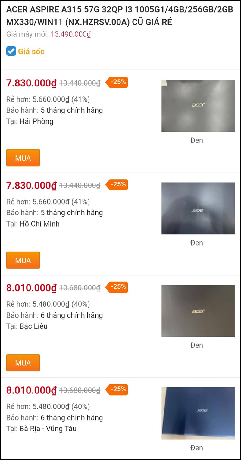 Sắm ngay Laptop đã sử dụng, giá bán tiết kiệm đến 50% còn gì đã hơn!