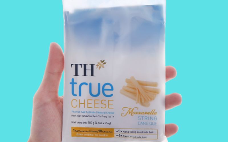 Điểm đặc biệt của phô mai Mozzarella TH True Cheese