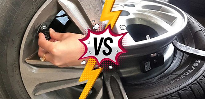 Nên lắp cảm biến áp suất lốp trong hay ngoài? So sánh ưu nhược điểm chi tiết