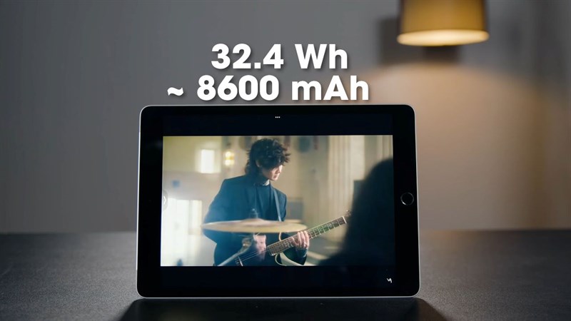 Dung lượng pin vô cùng ấn tượng của iPad Gen 9 Dung lượng pin vô cùng ấn tượng của iPad Gen 9