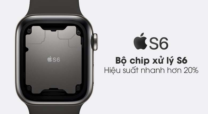 Apple Watch S6 được trang bị chip xử lí S6