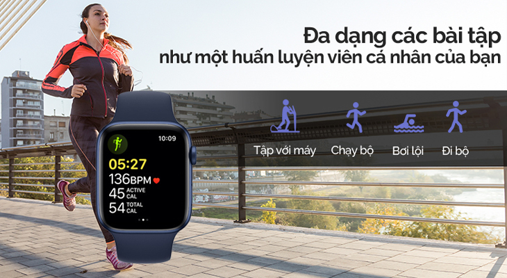 Tiện ích hỗ trợ luyện tập thể thao trên Apple Watch S6