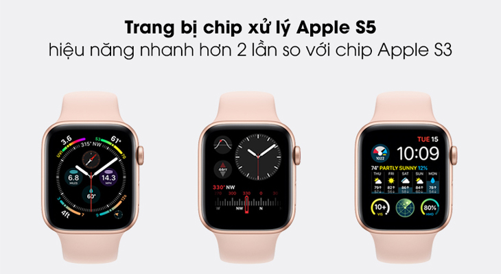 Apple Watch SE trang bị chip xử lí Apple S5