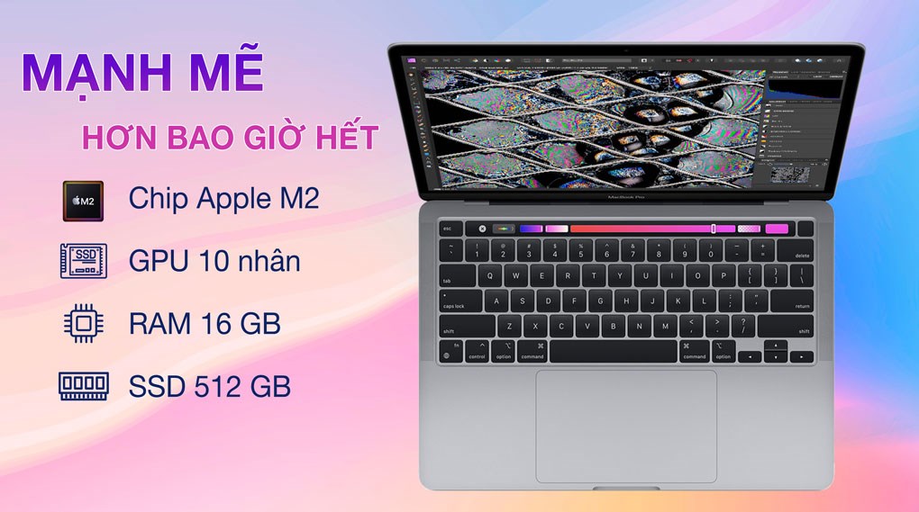 Laptop Apple MacBook Pro 13 inch M2 2022 16GB/512GB/10-core GPU (Z16U)