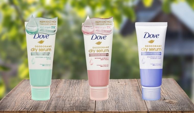 Kem khử mùi Dove có bao nhiêu loại? Review chi tiết từng loại 