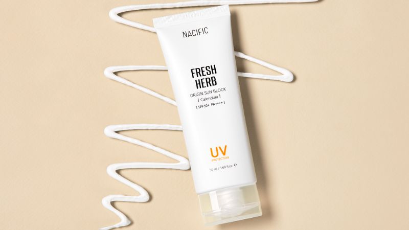 Kem chống nắng Nacific Fresh Herb Origin Sun Block Calendula 50ml Kem chống nắng Nacific Fresh Herb Origin Sun Block Calendula 50ml