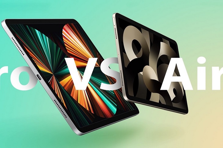 Cả hai dòng iPad Pro 2021 và iPad Air 2022 đều sử dụng ngôn ngữ thiết kề gần giống những sản phẩm mới nhất của Apple