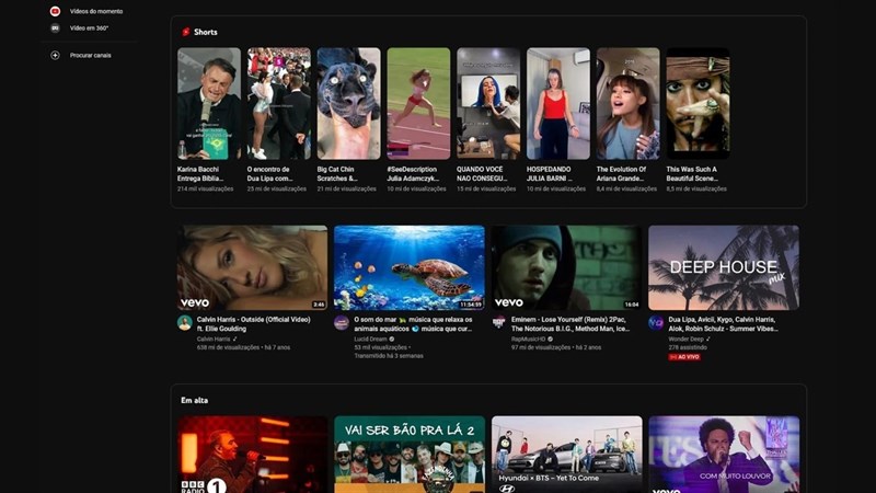 Mục Shorts với giao diện mới, phong cách Material You Mục Shorts với giao diện mới, phong cách Material You