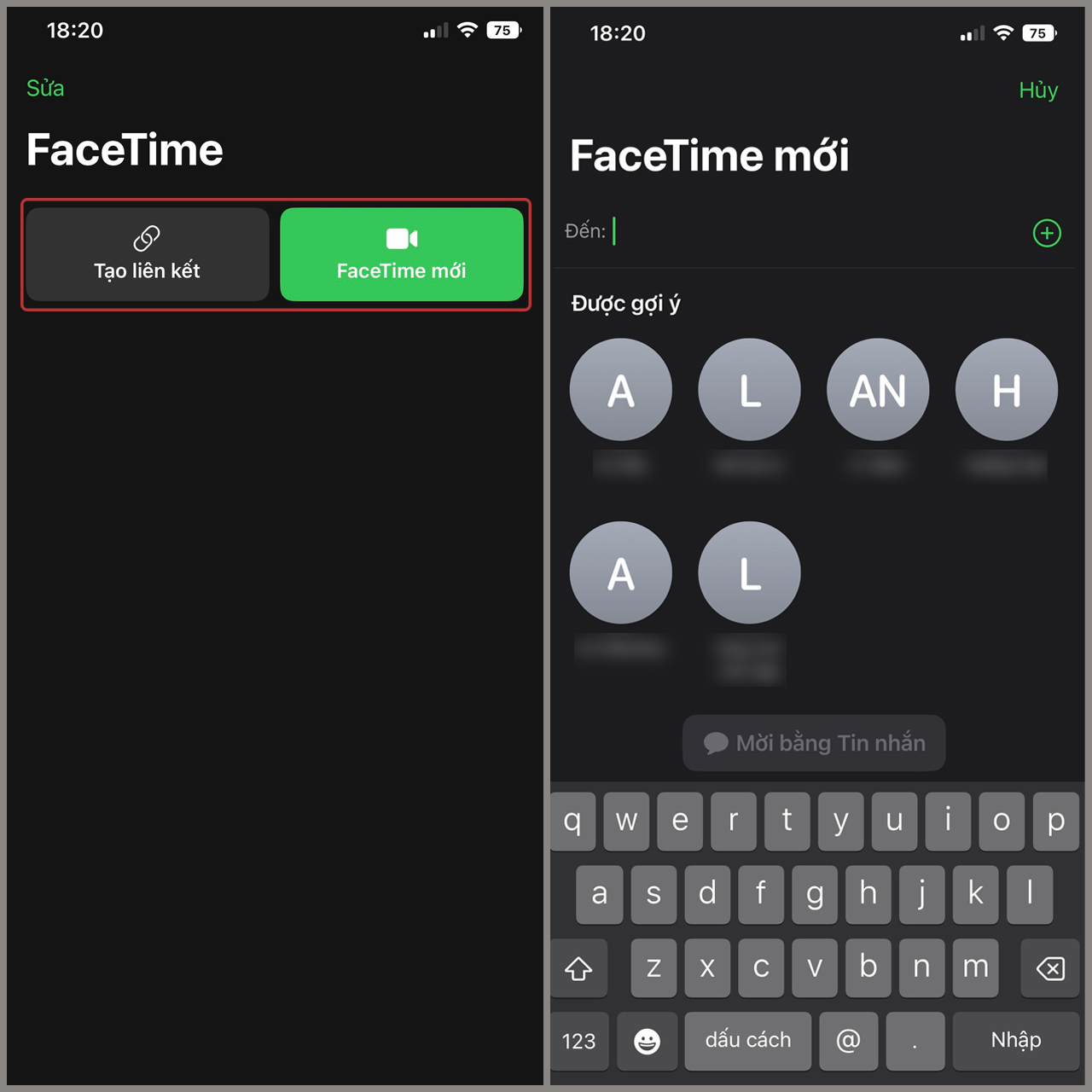 Cách gọi FaceTime trên iPhone Cách gọi FaceTime trên iPhone