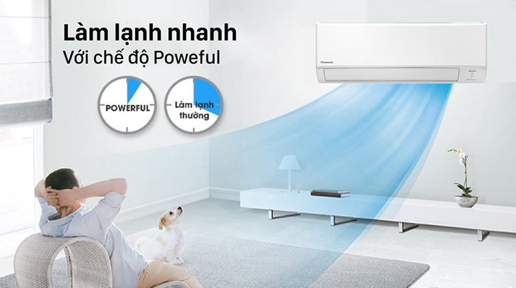 Chế độ làm lạnh nhanh trên điều hòa Panasonic