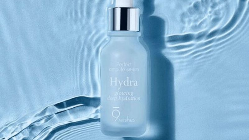 Tinh chất 9 Wishes Hydra Skin Ampule Serum cấp ẩm và làm sáng da 25ml