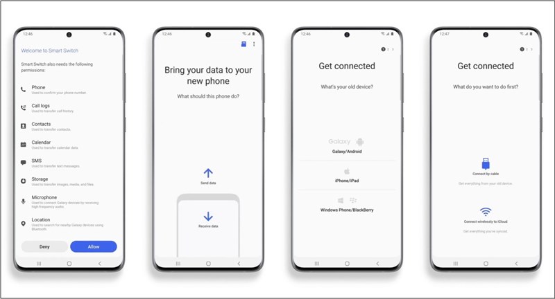 Chuyển dữ liệu từ iOS sang Android không dây 1 Chuyển dữ liệu từ iOS sang Android không dây 1