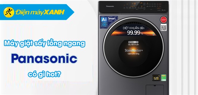 Máy giặt sấy lồng ngang Panasonic có gì hot?