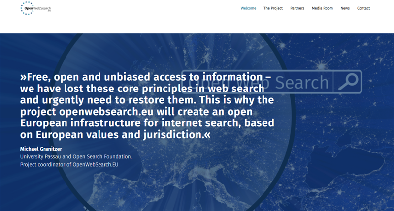 Trang chủ của dự án