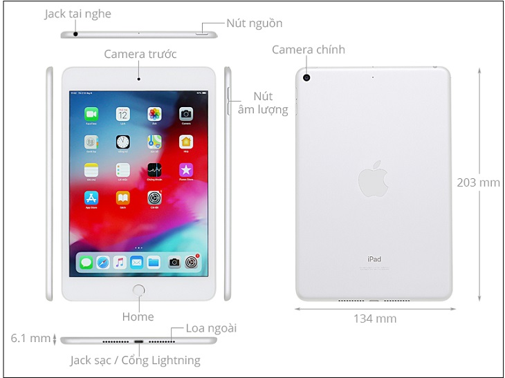 Khả năng kết nối của iPad Mini 5