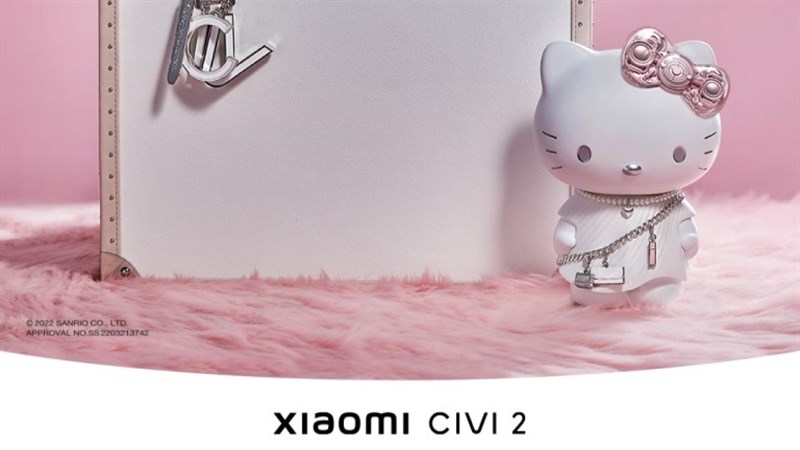 Lộ Diện Hộp Quà Xiaomi Civi 2 Hello Kitty Màu Hồng Siêu Dễ Thương