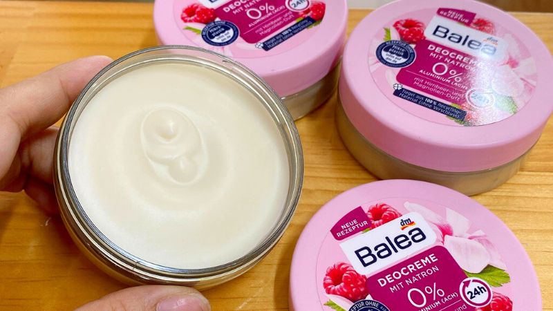 Thành phần của kem khử mùi Balea Deocreme