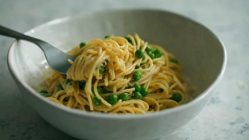 Spaghetti đậu Hà Lan