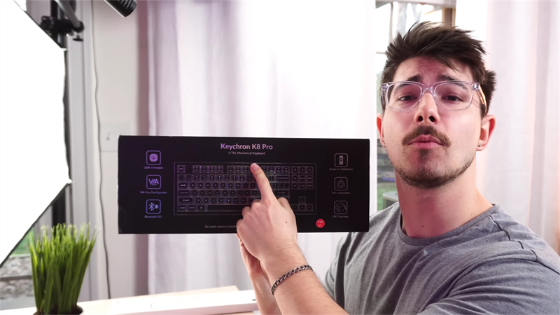 Trên tay bàn phím Keychron K8 Pro Trên tay bàn phím Keychron K8 Pro