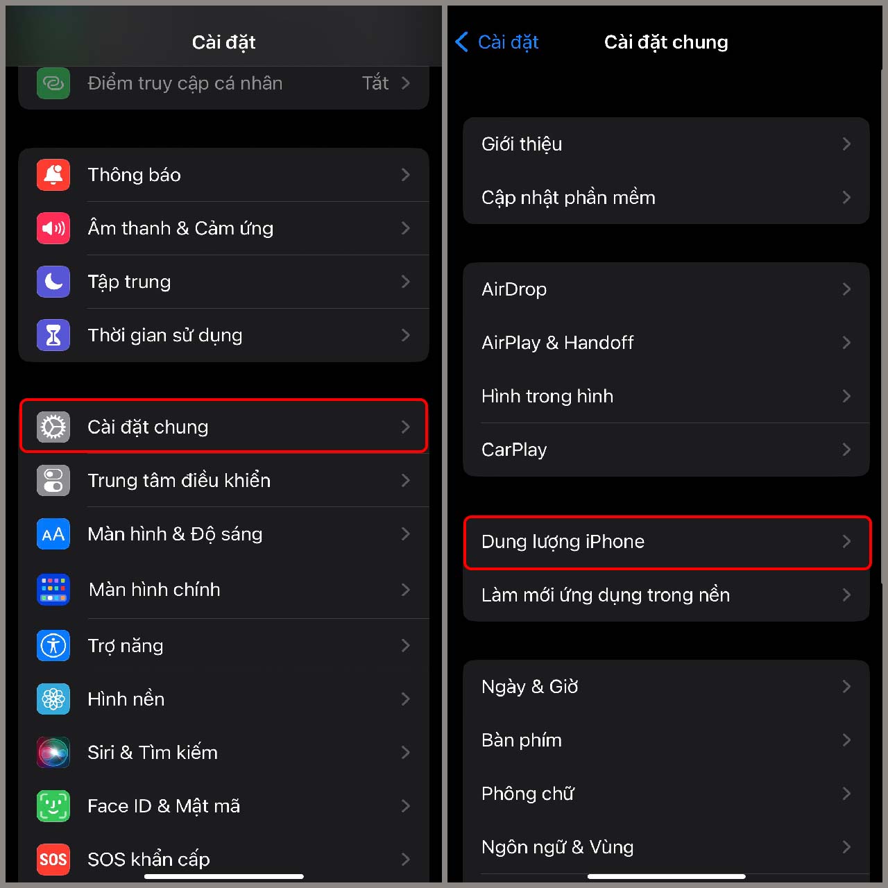 xem dung luong cua iphone o dau 3