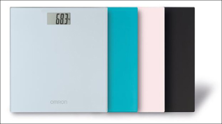 Cân điện tử Omron có màu sắc đa dạng, mang đến tính thẩm mỹ cao