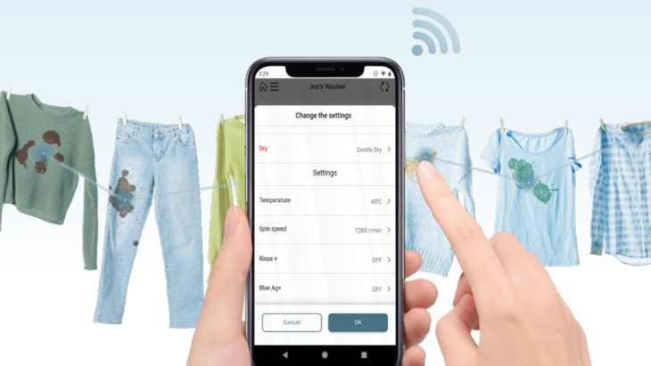 SmartApp+ Panasonic - Cài đặt và tùy chỉnh chương trình giặt yêu thích