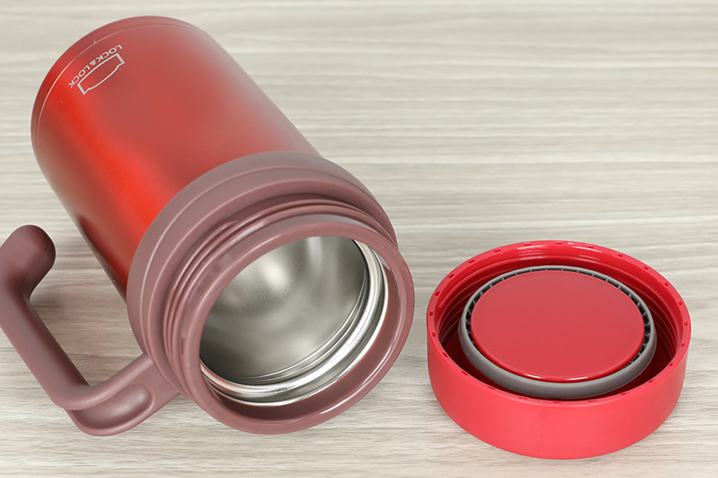 Ly giữ nhiệt inox 500 ml Lock&Lock LHC4026RR có lớp vỏ và ruột ly bằng inox 304 bền bỉ Ly giữ nhiệt inox 500 ml Lock&Lock LHC4026RR có lớp vỏ và ruột ly bằng inox 304 bền bỉ