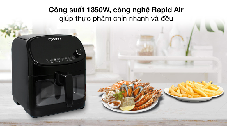 Nồi chiên không dầu iBonne IB-34 6.5 lít
