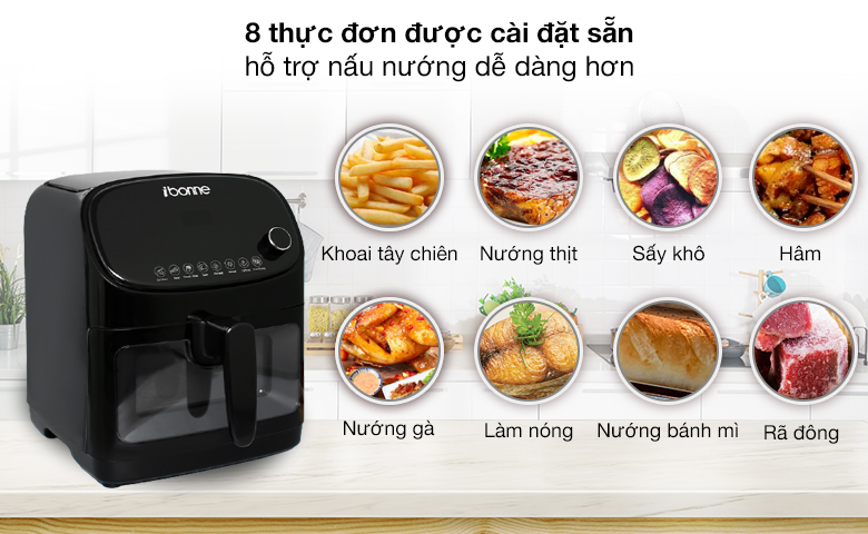 Nồi chiên không dầu iBonne IB-34 6.5 lít
