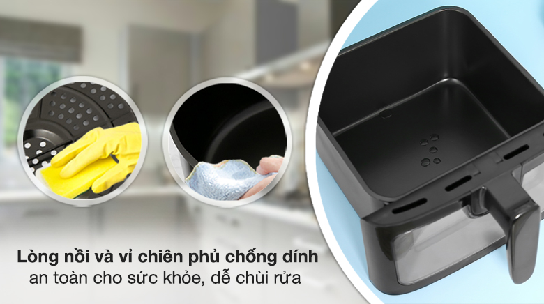 Nồi chiên không dầu iBonne IB-34 6.5 lít