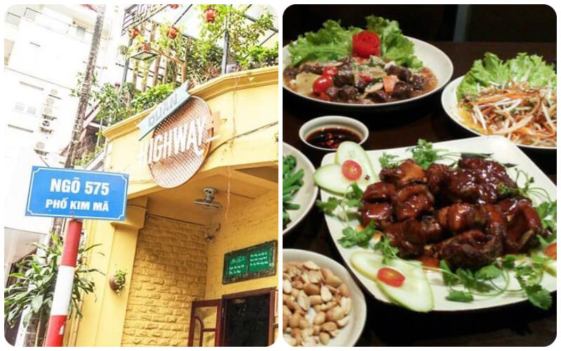 Highway4 tọa lạc tại 575 Kim Mã là nơi có những món ăn hấp dẫn