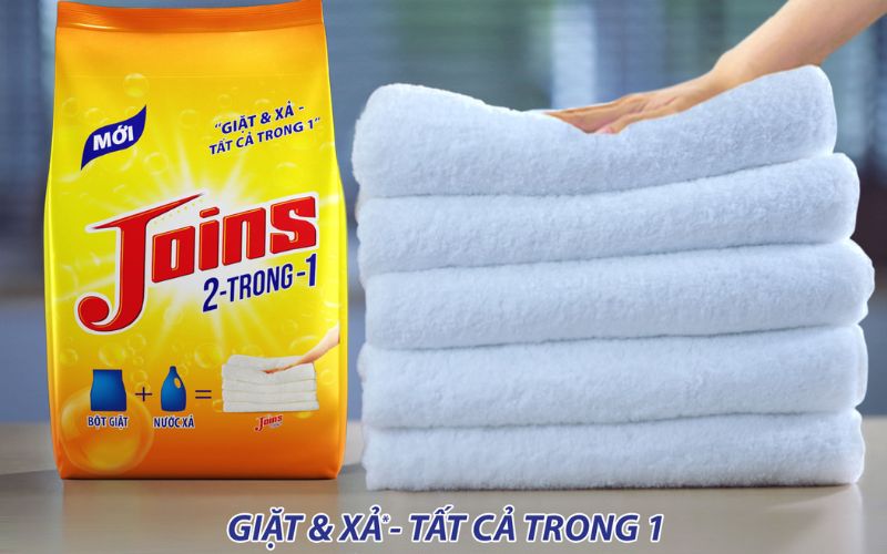 Hướng dẫn sử dụng bột giặt Joins 2 trong 1