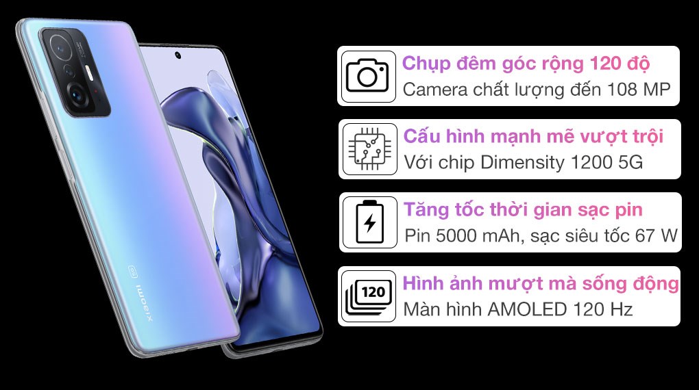 Điện thoại Xiaomi 11T 5G 128GB