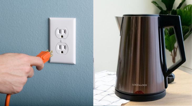Plug in the socket to start the boiling process