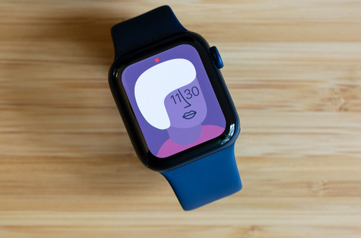 Apple Watch S6 44mm viền nhôm dây silicone phiên bản màu xanh dương