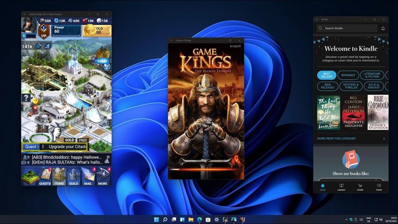 Hình ảnh Windows 11 chạy ứng dụng Android