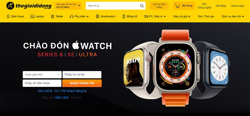 Apple Watch mới cập nhật trạng thái hàng sắp về tại TGDĐ Apple Watch mới cập nhật trạng thái hàng sắp về tại TGDĐ