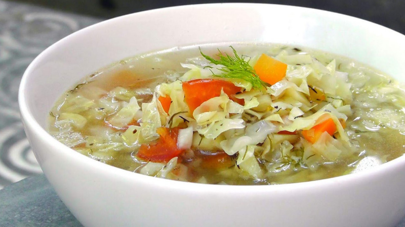Thực đơn 7 ngày chế độ ăn kiêng súp bắp cải