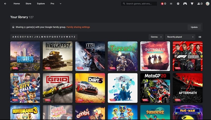 Thư viện game của Stadia không phải dạng vừa XDA Thư viện game của Stadia không phải dạng vừa XDA