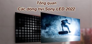 Tổng quan các dòng tivi Sony LED 2022