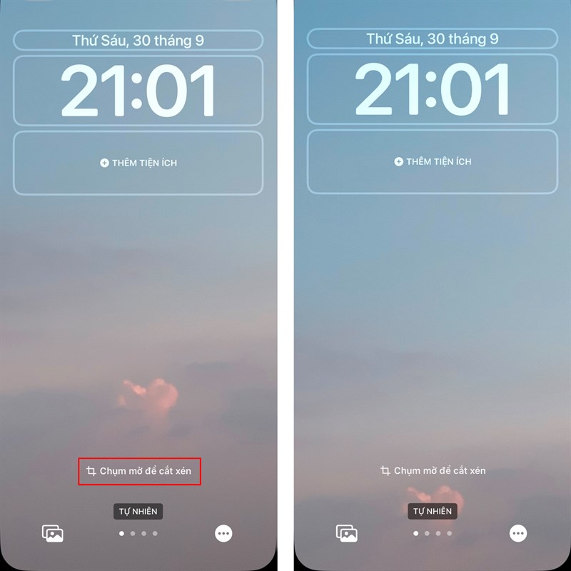 Cách cắt hình nền màn hình khóa trên iOS 16