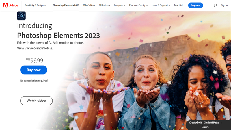Adobe giới thiệu Photoshop Elements 2023 Adobe giới thiệu Photoshop Elements 2023