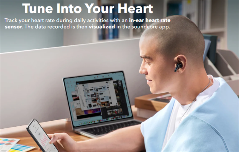 Sở hữu loạt công nghệ hiện đại không chỉ riêng âm thanh mà còn về sức khỏe Sở hữu loạt công nghệ hiện đại không chỉ riêng âm thanh mà còn về sức khỏe