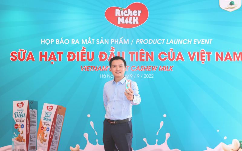 Giới thiệu sản phẩm Richer Milk dòng sữa hạt điều đầu tiên tại Việt Nam