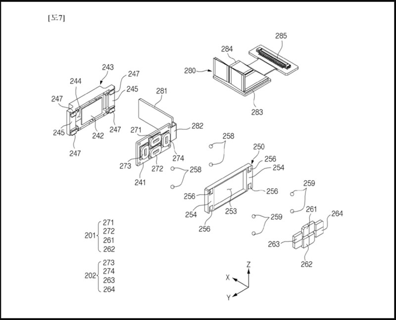 Bằng sáng chế về ống kính tele có công nghệ chống rung cảm biến mới