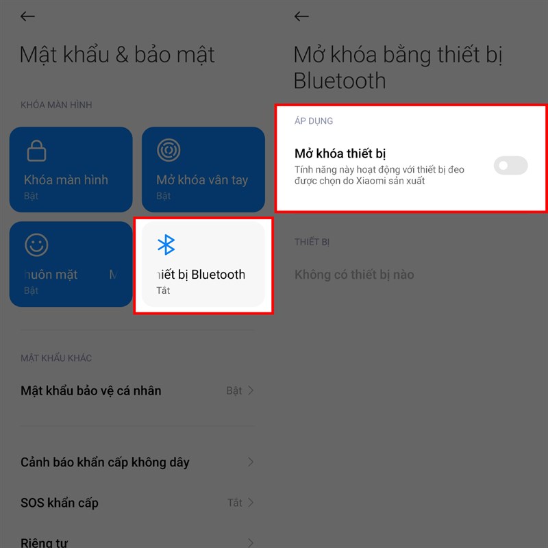 Cách mở khóa điện thoại Xiaomi bằng Bluetooth Cách mở khóa điện thoại Xiaomi bằng Bluetooth